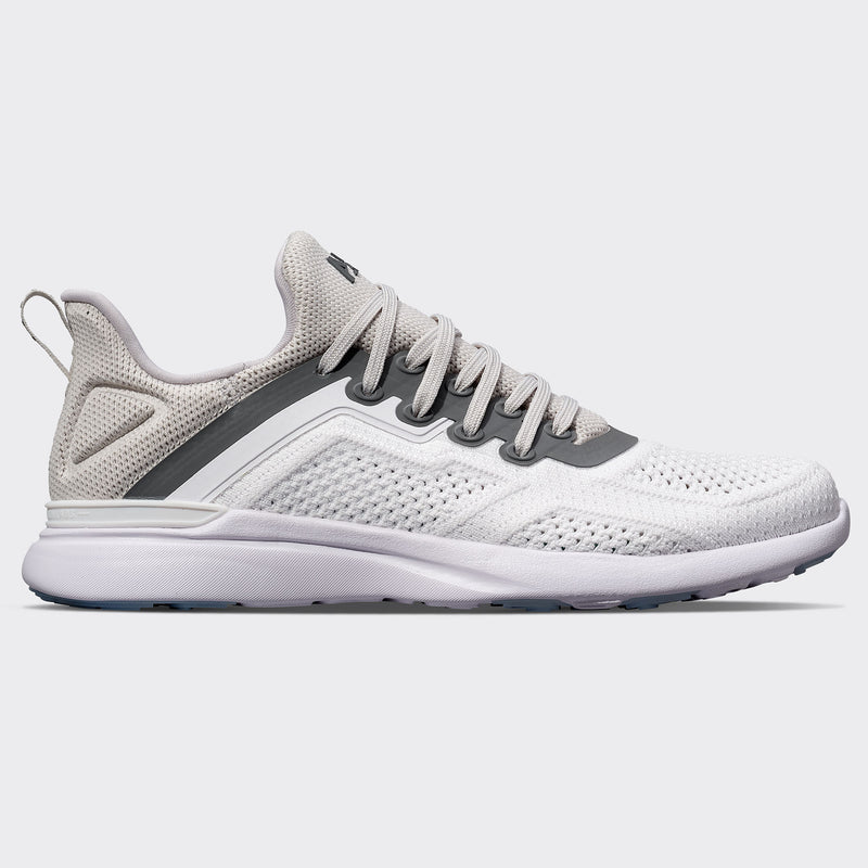 Men's TechLoom Tracer White / Harbor Grey / Smoke view 1