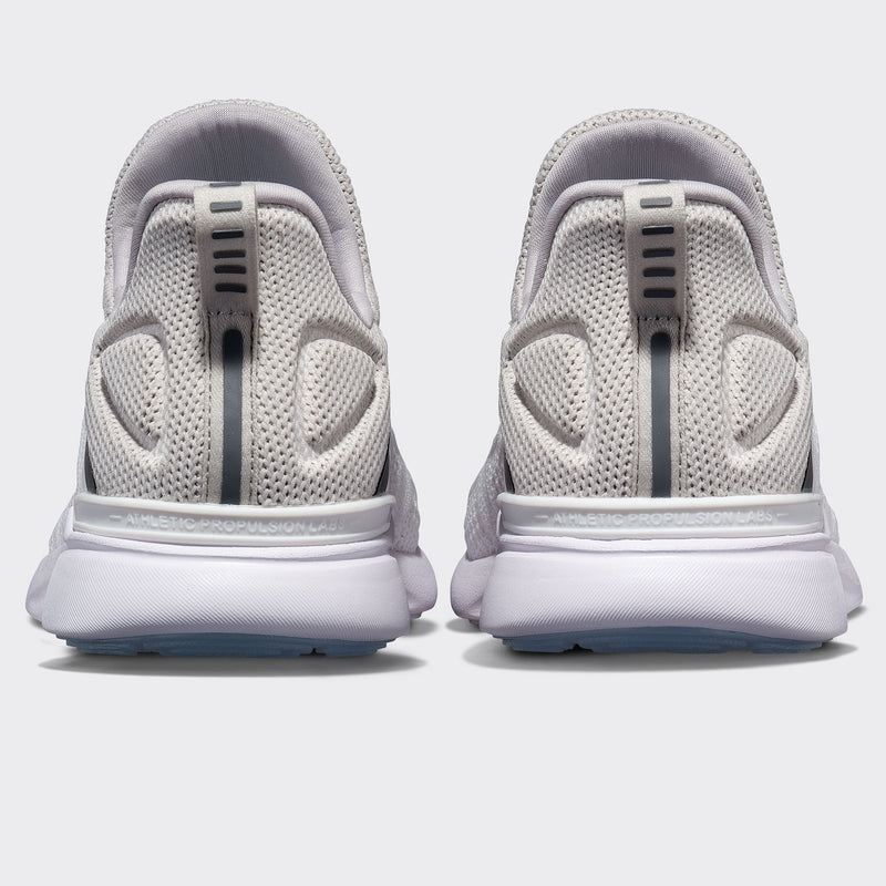 Men's TechLoom Tracer White / Harbor Grey / Smoke view 3