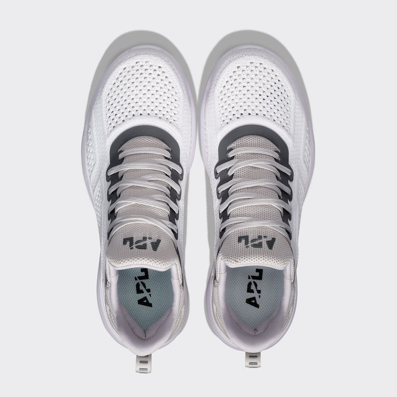 Men's TechLoom Tracer White / Harbor Grey / Smoke view 5