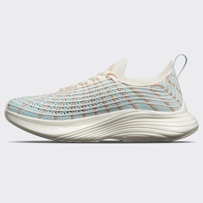 Men's TechLoom Zipline Aqua Mist / Ivory / Oat Silk view 2