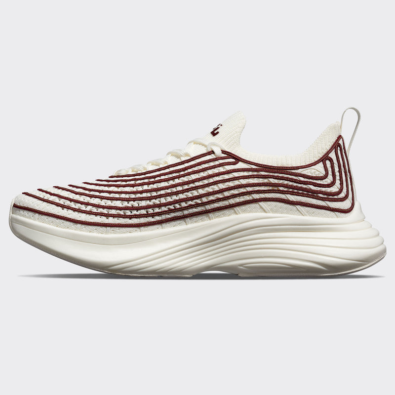 Women's TechLoom Zipline Ivory / Burgundy / Marigold view 2