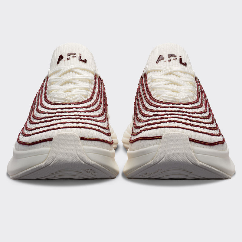 Women's TechLoom Zipline Ivory / Burgundy / Marigold view 4