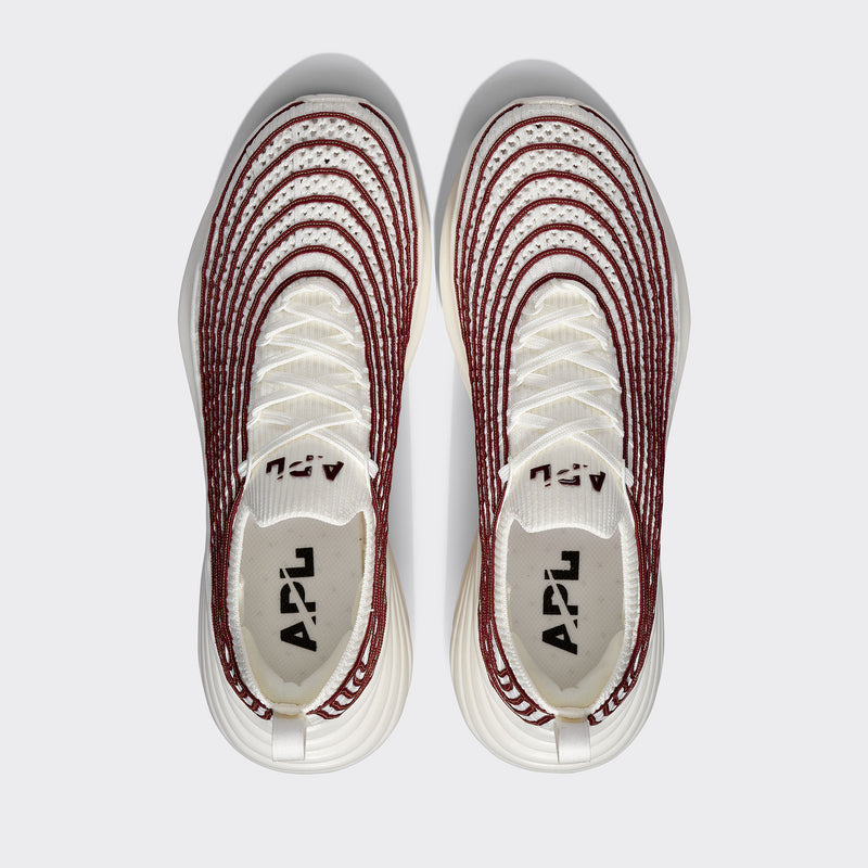 Women's TechLoom Zipline Ivory / Burgundy / Marigold view 5