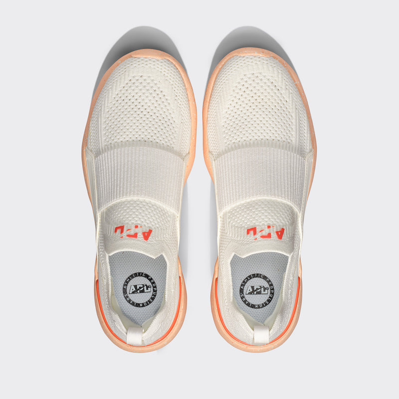 Men's TechLoom Bliss Ivory / Faded Peach / Blood Orange view 5