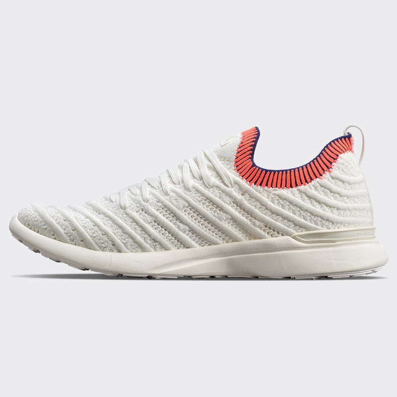 Men's TechLoom Wave Ivory / Royal Navy / Impulse Red view 2