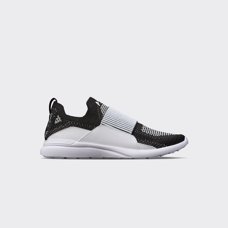 Youth's TechLoom Bliss Black / White / White / Ribbed view 1