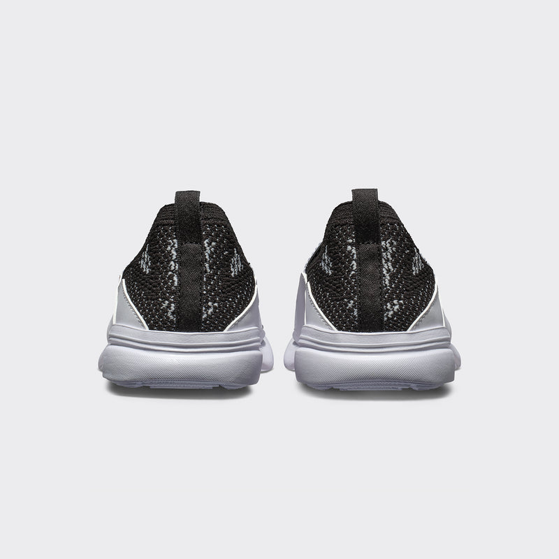 Youth's TechLoom Bliss Black / White / White / Ribbed view 3