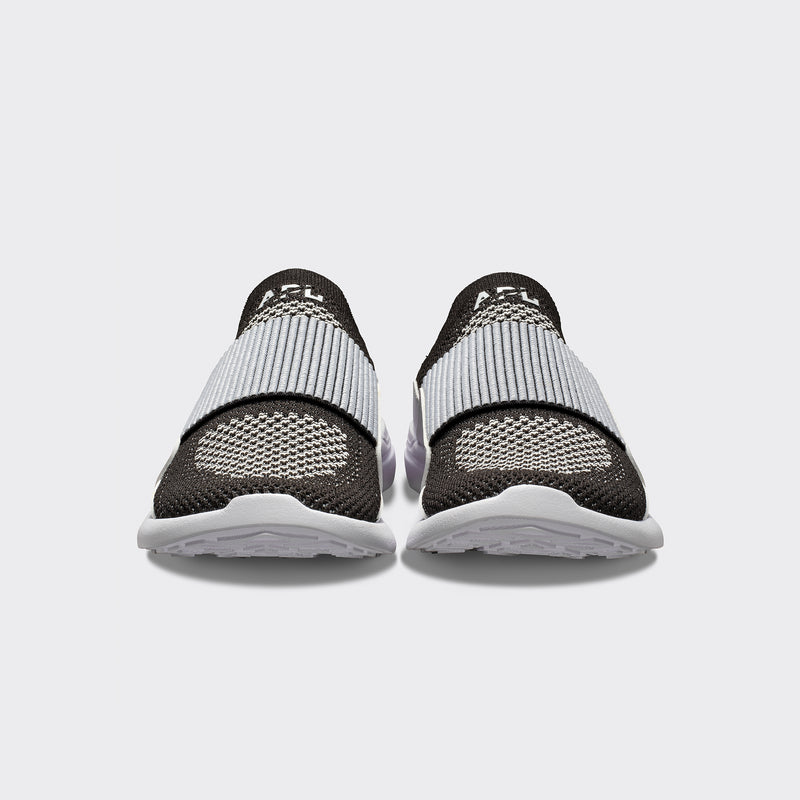 Youth's TechLoom Bliss Black / White / White / Ribbed view 4