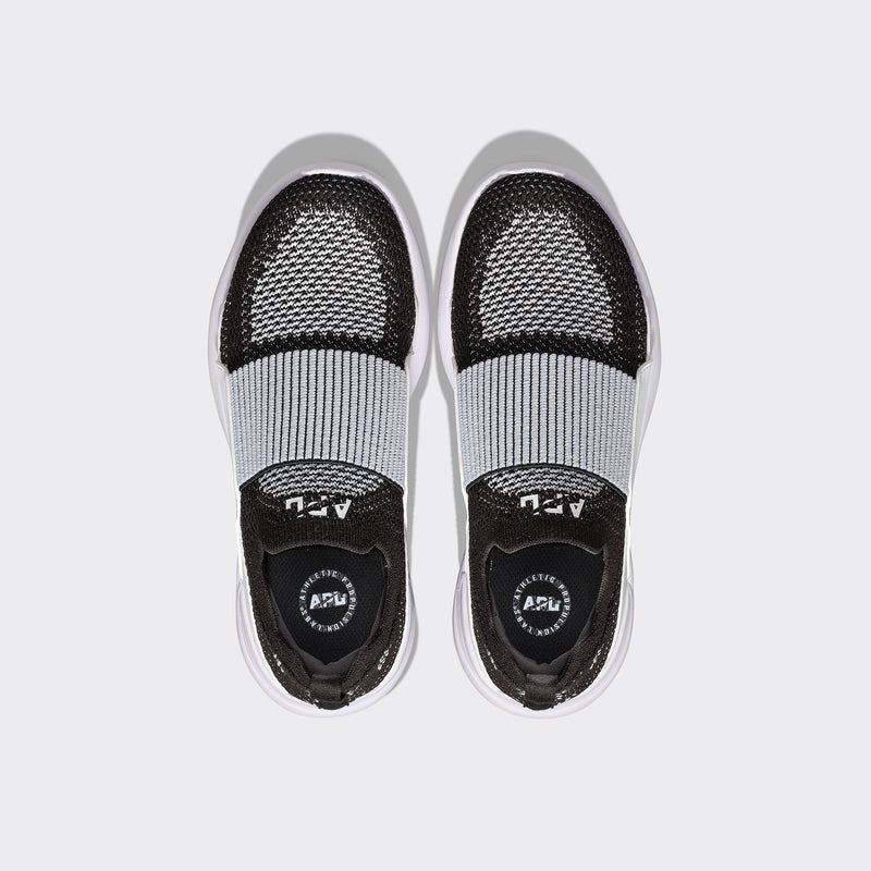 Youth's TechLoom Bliss Black / White / White / Ribbed view 5