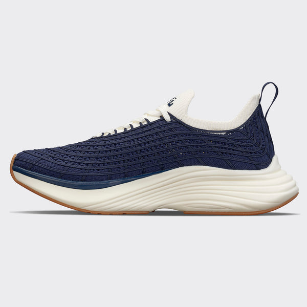 Men's TechLoom Zipline Navy / Ivory / Gum | APL Shoes