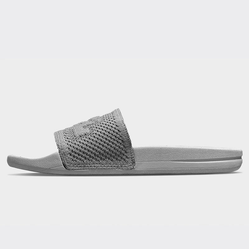 Women's Big Logo TechLoom Slide Cosmic Grey view 3