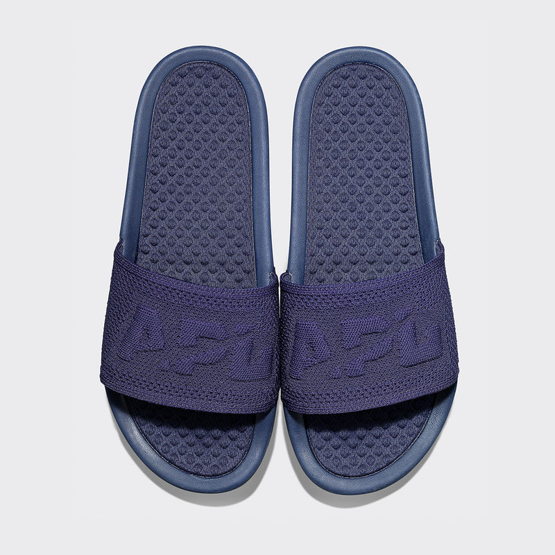 Women's Big Logo TechLoom Slide Navy view 1