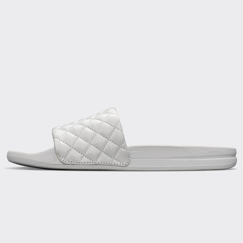 Women's Lusso Slide White view 3