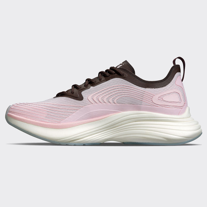 Women's Streamline Bleached Pink / Chocolate / White view 2