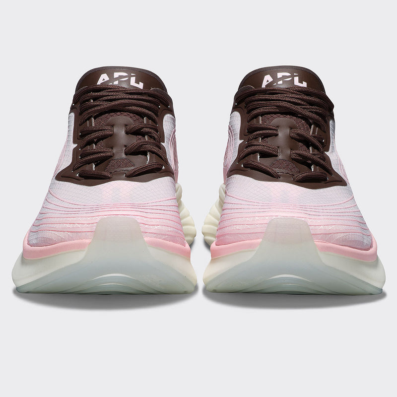 Women's Streamline Bleached Pink / Chocolate / White view 4