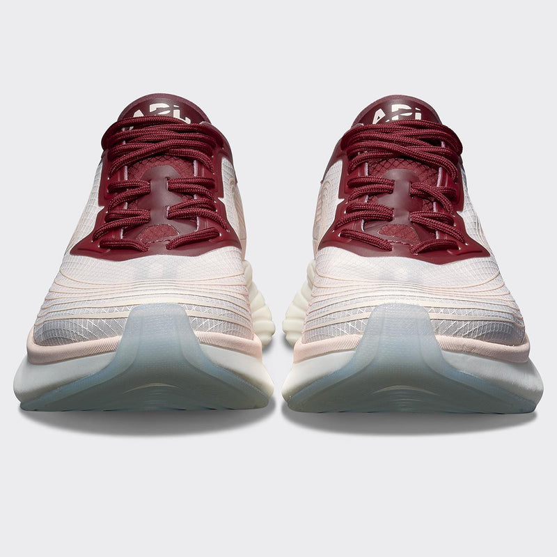 Men's Streamline Creme / Burgundy / White view 4