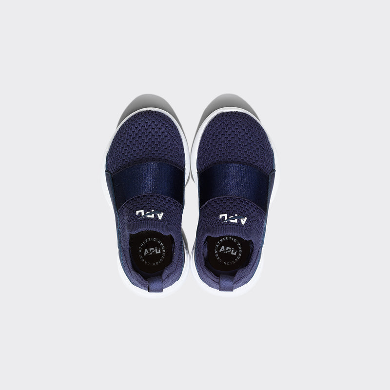 Kid's TechLoom Bliss Navy / White view 2