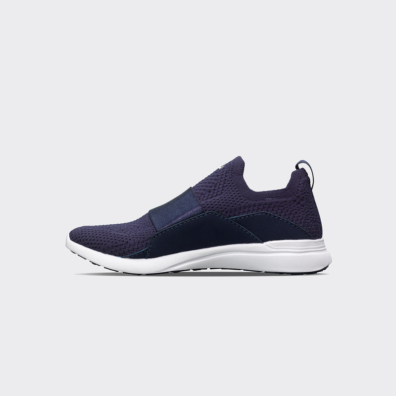 Youth's TechLoom Bliss Navy / White view 3