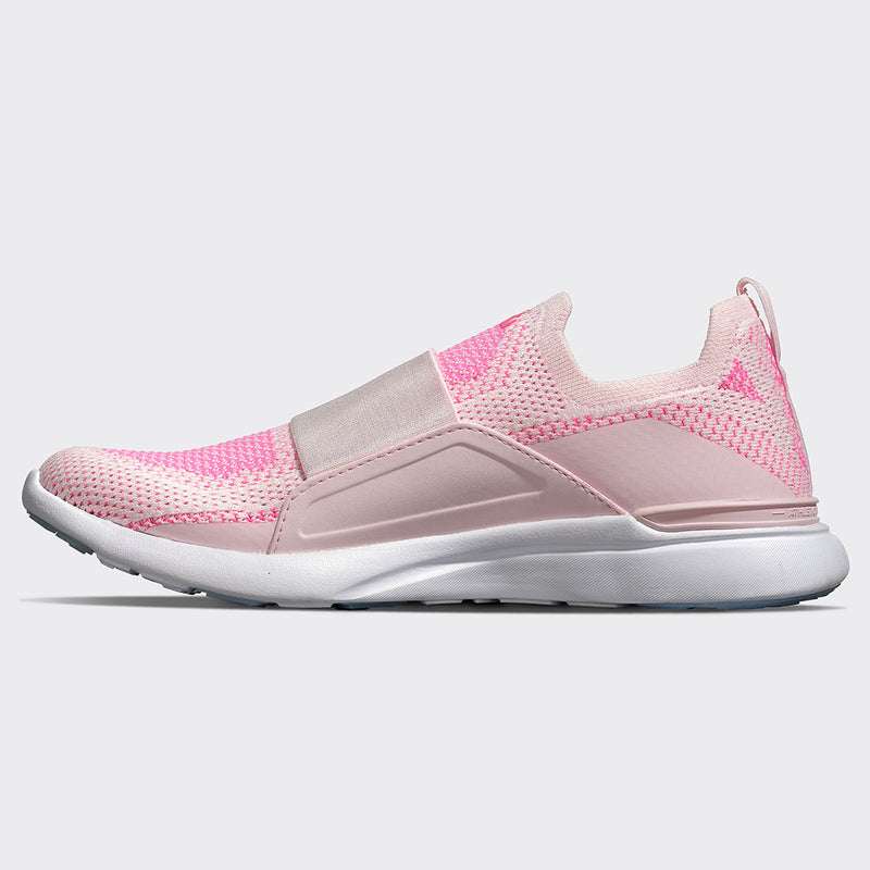 Women's TechLoom Bliss Bleached Pink / Fusion Pink / White view 2