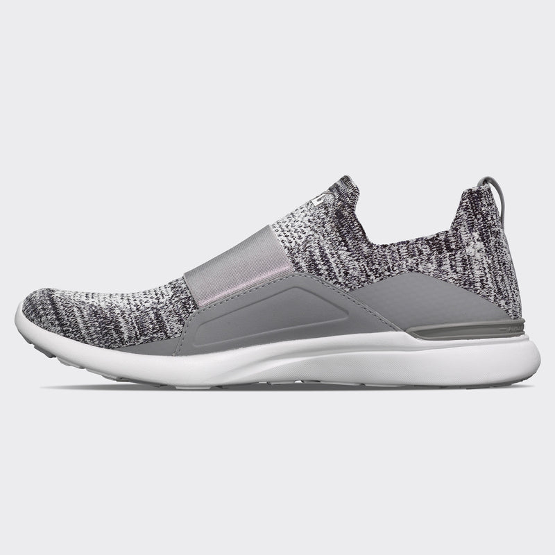 Men's TechLoom Bliss Heather Grey / White / White view 2