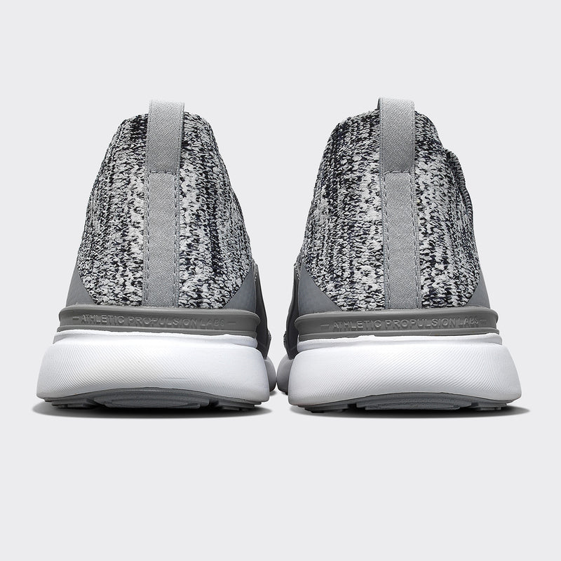 Men's TechLoom Bliss Heather Grey / White / White view 3