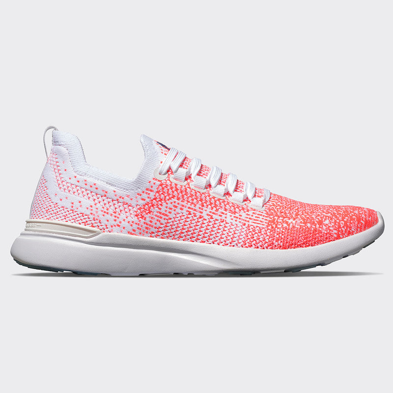 Men's TechLoom Breeze White / Impulse Red / Ombre view 1