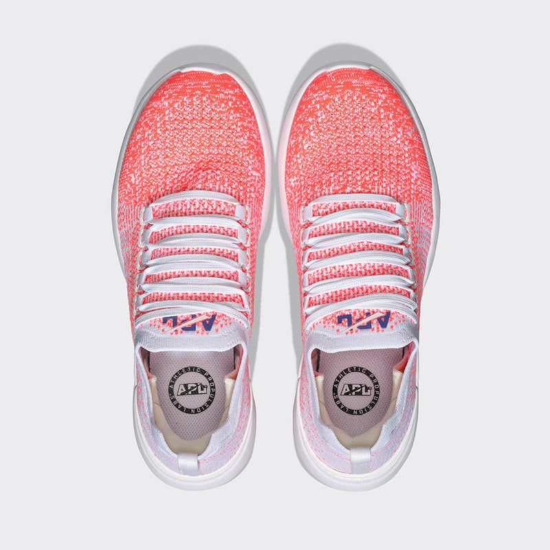 Men's TechLoom Breeze White / Impulse Red / Ombre view 5