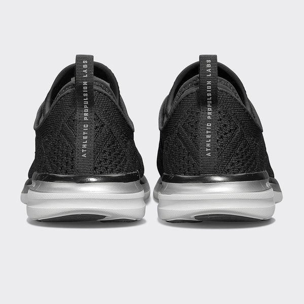 Men's TechLoom Phantom Black / Metallic Silver | APL Shoes
