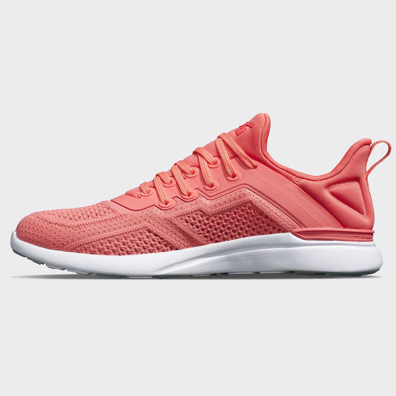 Women's TechLoom Tracer Fire Coral / White / Clear view 2