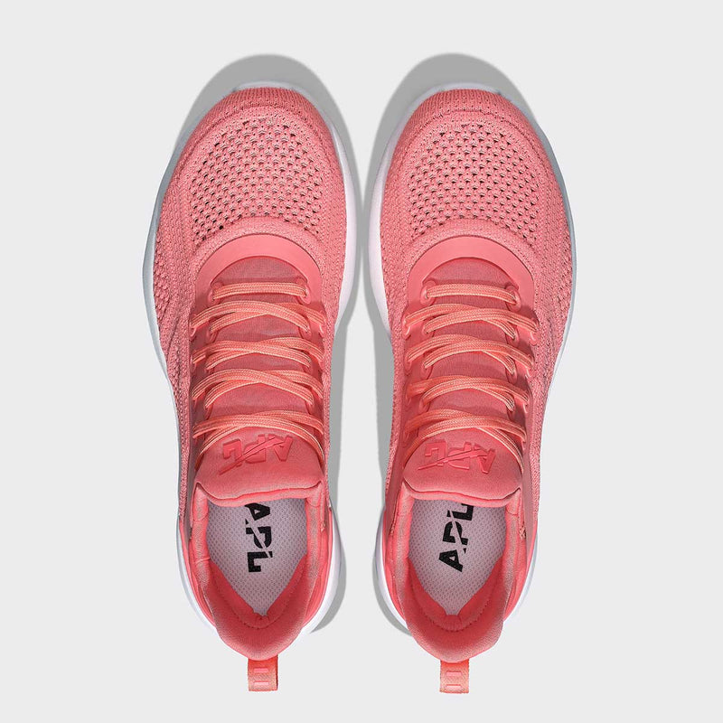 Women's TechLoom Tracer Fire Coral / White / Clear view 5