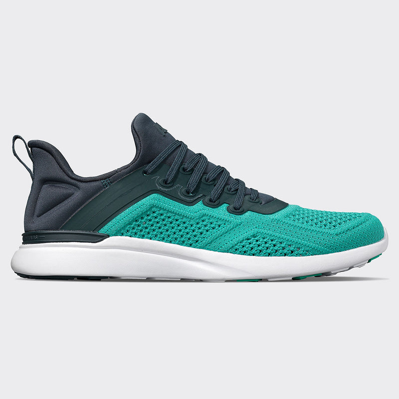 Men's TechLoom Tracer Midnight Jungle / Tropical Green / White view 1