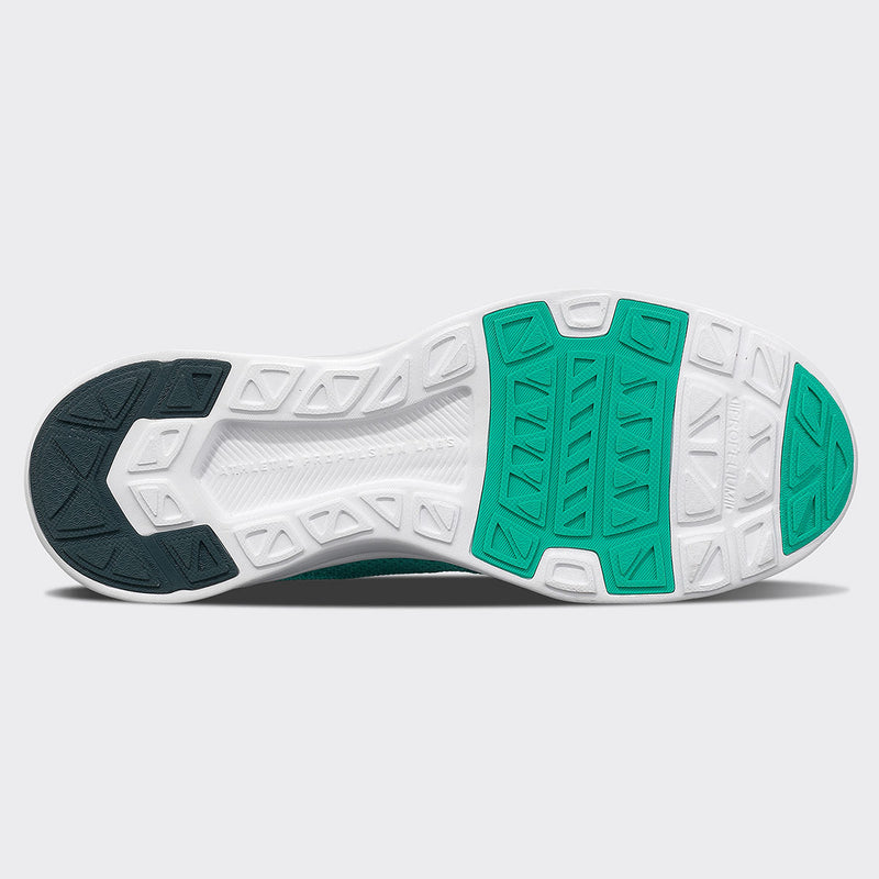 Men's TechLoom Tracer Midnight Jungle / Tropical Green / White view 6