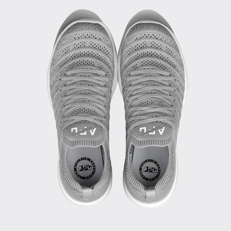 Men's TechLoom Wave Cement / White view 5