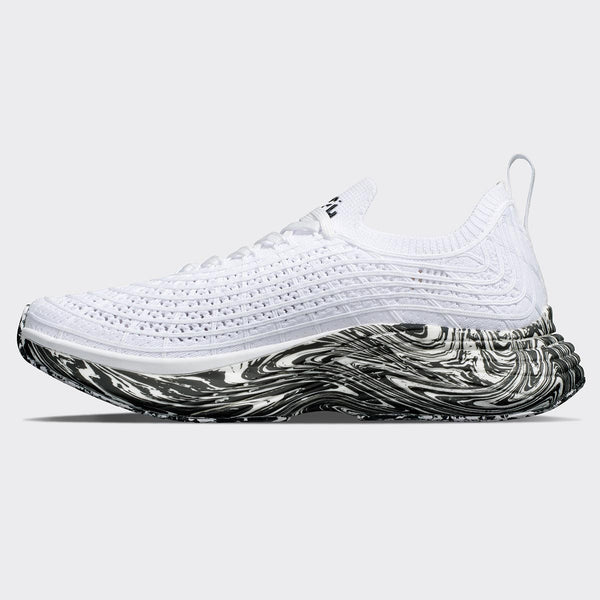 Women's TechLoom Zipline White / Black / Marble | APL Shoes