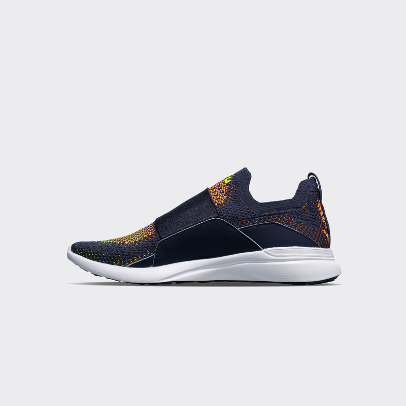 Youth's TechLoom Bliss Navy / Molten / Energy view 2