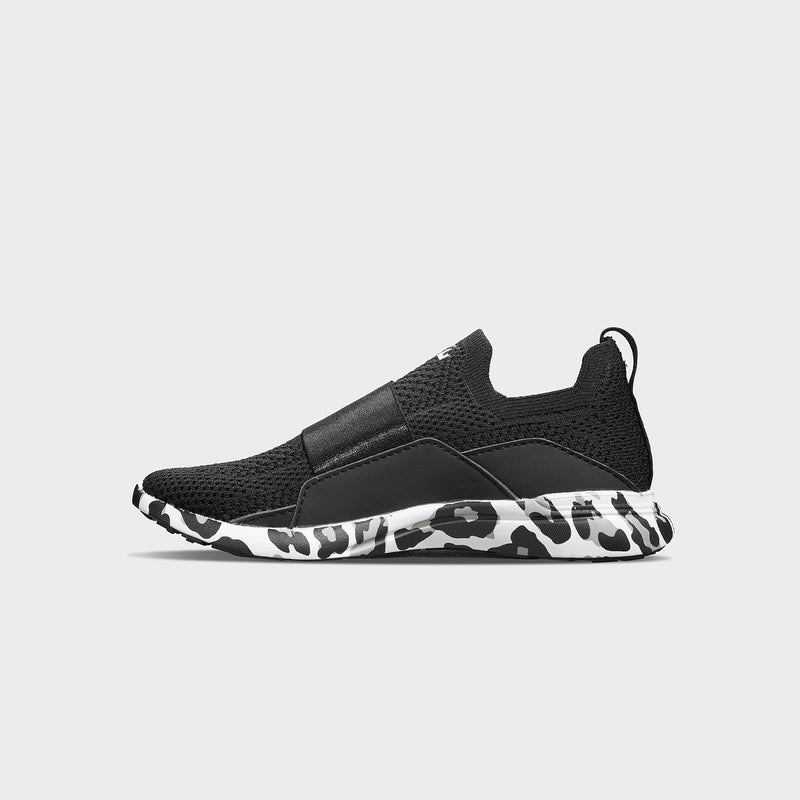 Youth's TechLoom Bliss Black / White / Leopard view 2