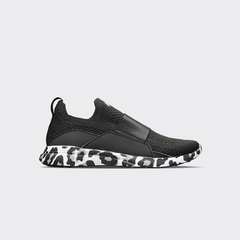 Youth's TechLoom Bliss Black / White / Leopard view 1