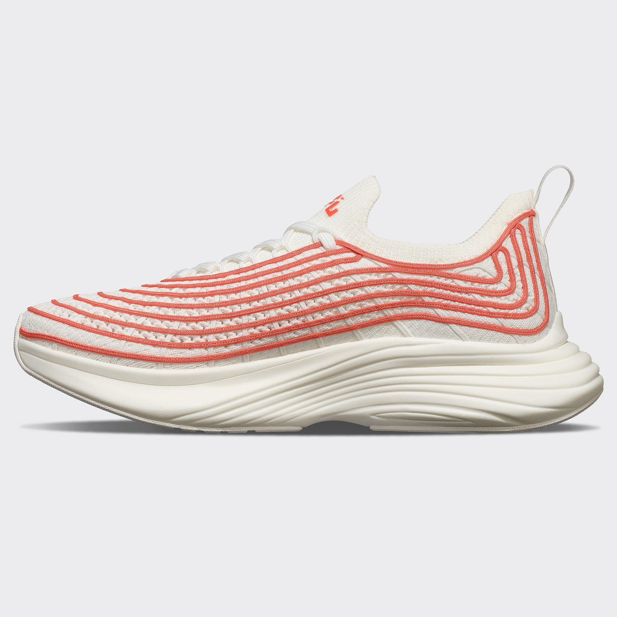 Men's TechLoom Zipline Ivory / Blood Orange view 2