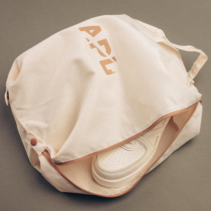 Packable Shoe Bag Pristine / Tan view 3