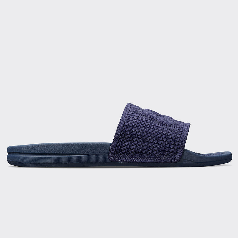 Men's Big Logo TechLoom Slide  Navy view 2