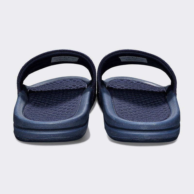 Women's Big Logo TechLoom Slide  Navy view 4
