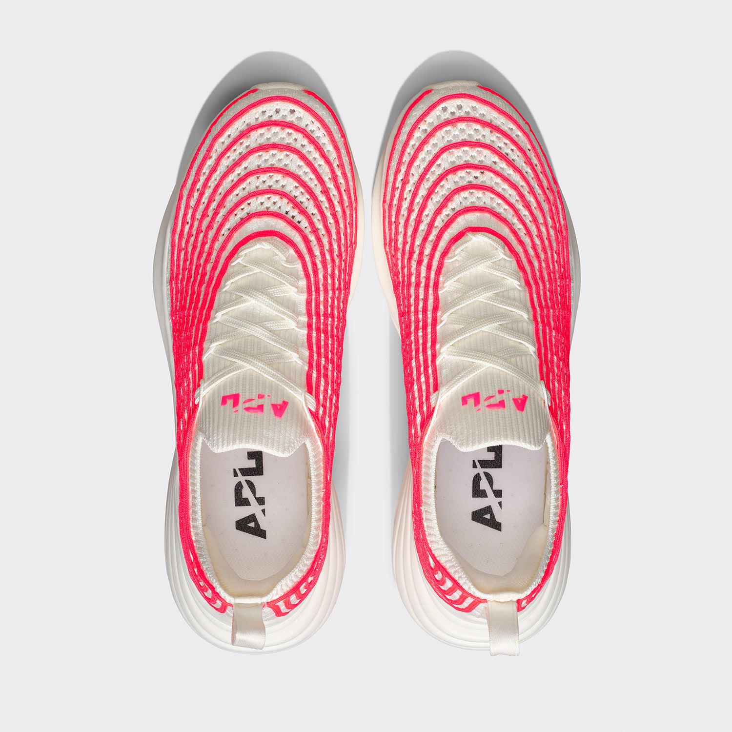 Men's TechLoom Zipline Ivory / Magenta | APL Shoes