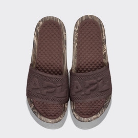 Men's Big Logo TechLoom Slide Chocolate / Sandstone / Marble