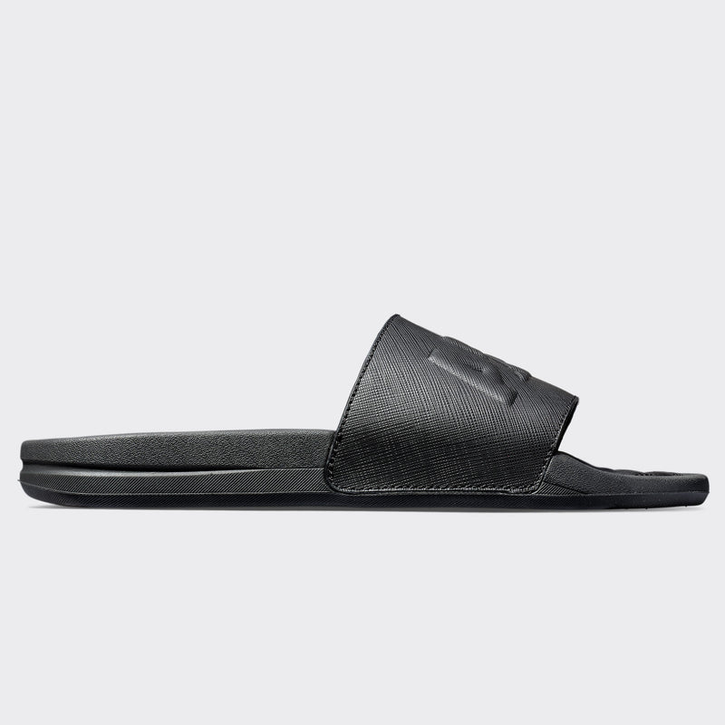 Men's Lusso Logo Slide Black