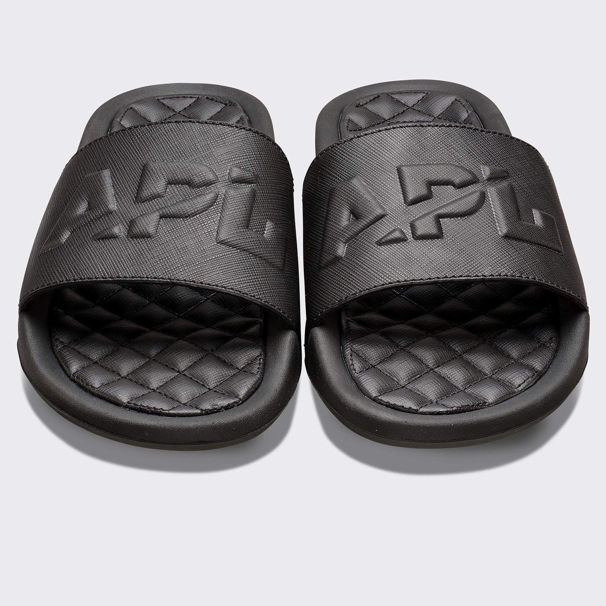 Men&#39;s Lusso Logo Slide Black view 5