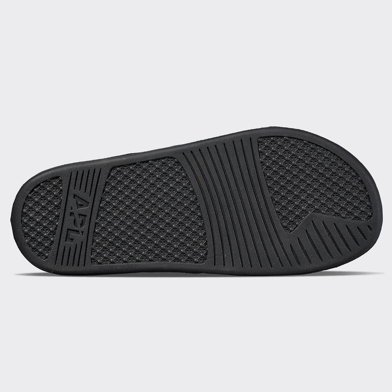 Men's Lusso Logo Slide Black