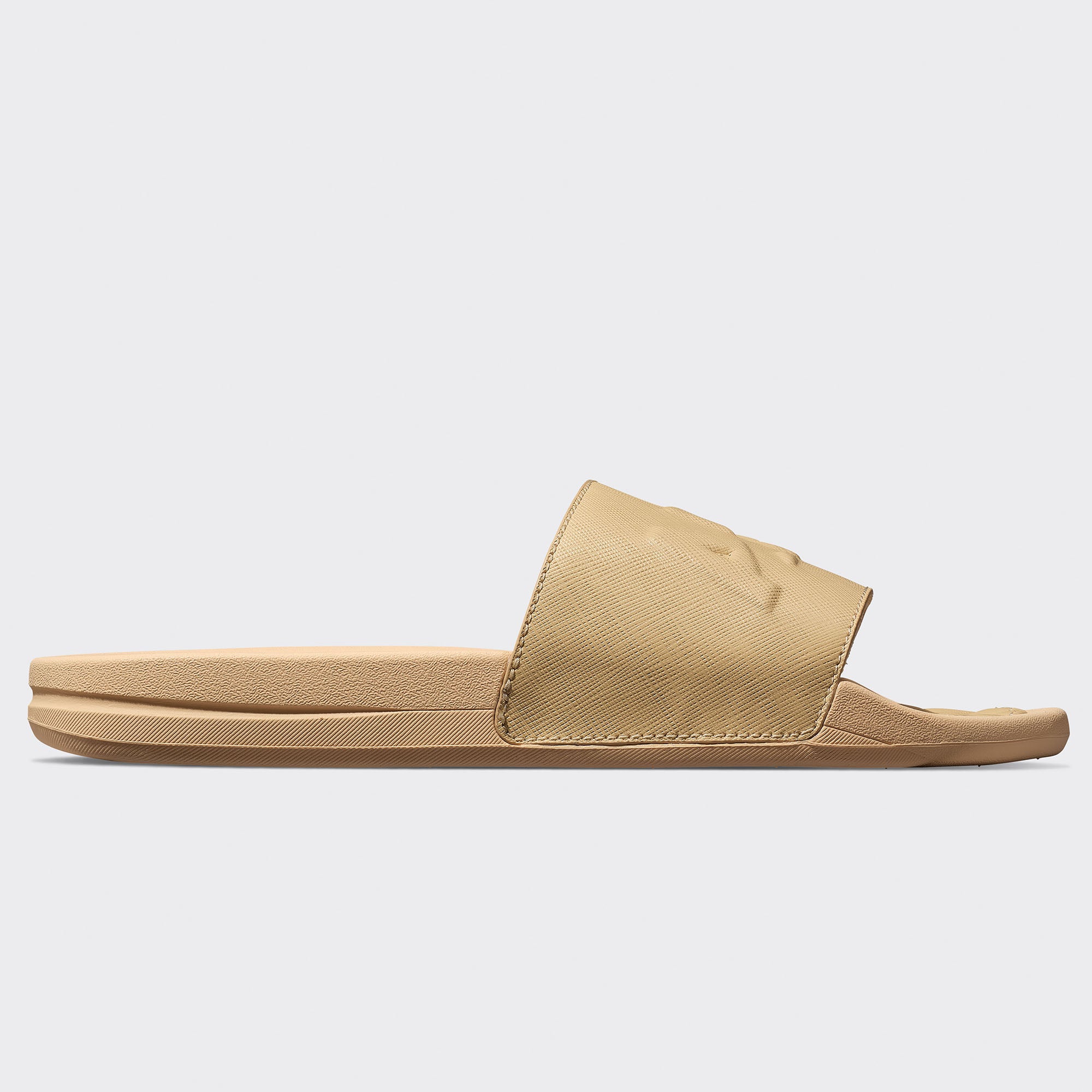 Men&#39;s Lusso Logo Slide Camel view 2