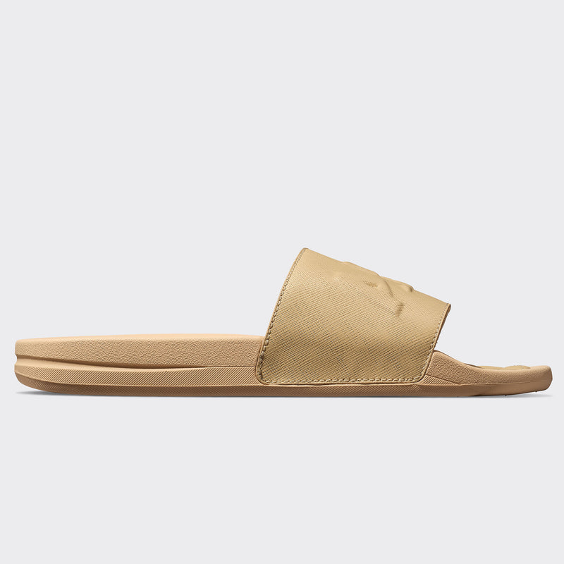 Men's Lusso Logo Slide Camel