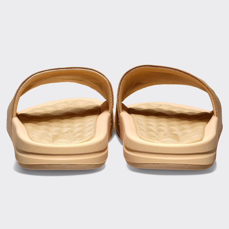 Men's Lusso Logo Slide Camel