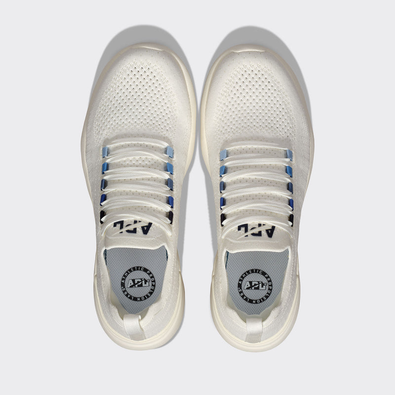 Men's TechLoom Breeze Ivory / Navy / Coastal Blue